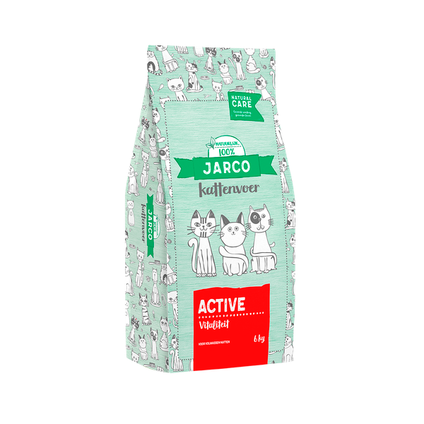 Afbeelding Jarco Natural Cat Vers Active - Kattenvoer - Eend 6 kg door Petsplace.nl