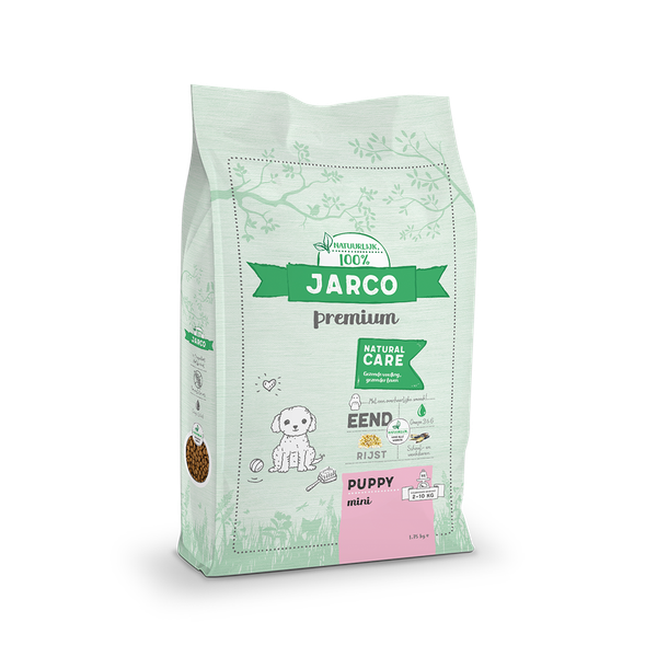 Afbeelding Jarco Dog Natural Mini Puppy - Hondenvoer - Eend 1.75 kg 2-10kg Mini door Petsplace.nl