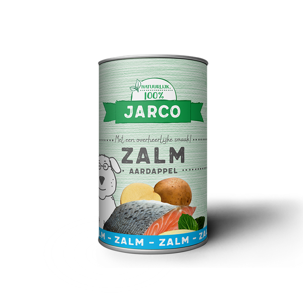 Afbeelding Jarco Dog Blikvoeding 400 g - Hondenvoer - Zalm&Aardappel 2-100 Kg door Petsplace.nl