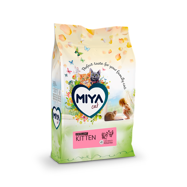 Yamipets Miya Excellent Cat Kitten Gevogelte - Kattenvoer - 1 kg Glutenvrij