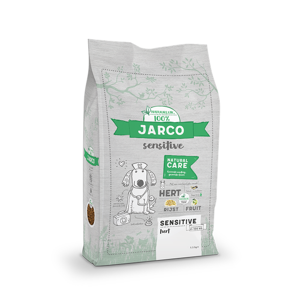 Jarco - Natural Sensitive Hert/Rijst - small/medium/large