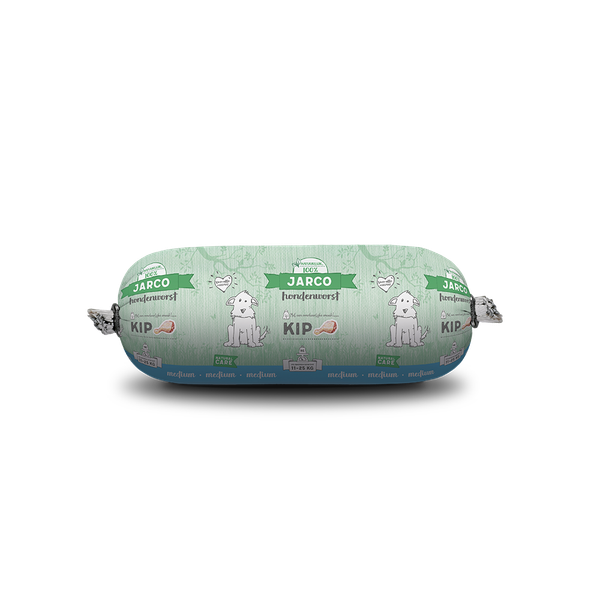 Jarco Dog Verse Worst Medium 450 g - Hondenvoer - Kip 11-25 Kg