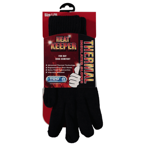 Afbeelding Heatkeeper Thermo Handschoenen Heat Keeper Zwart - Handschoenen - L/Xl door Petsplace.nl