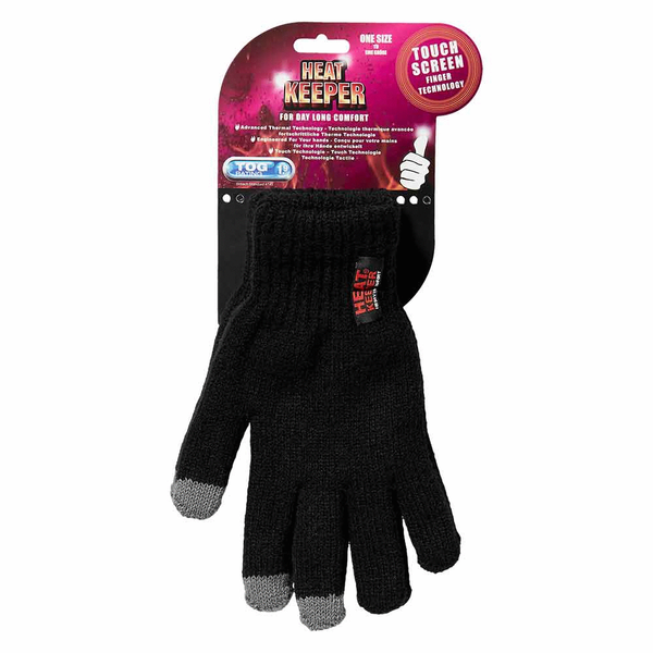 Afbeelding Heatkeeper Handschoen I-Touch Dames - Handschoenen - Zwart One Size door Petsplace.nl