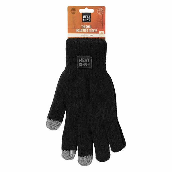 Afbeelding Heatkeeper Thermo Handschoen I-Touch Zwart - Handschoenen - S/M door Petsplace.nl