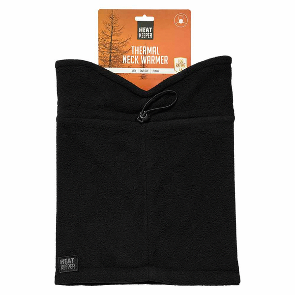 Heatkeeper Heren Thermo Fleece Nekwarmer - Mutsen - Zwart One Size