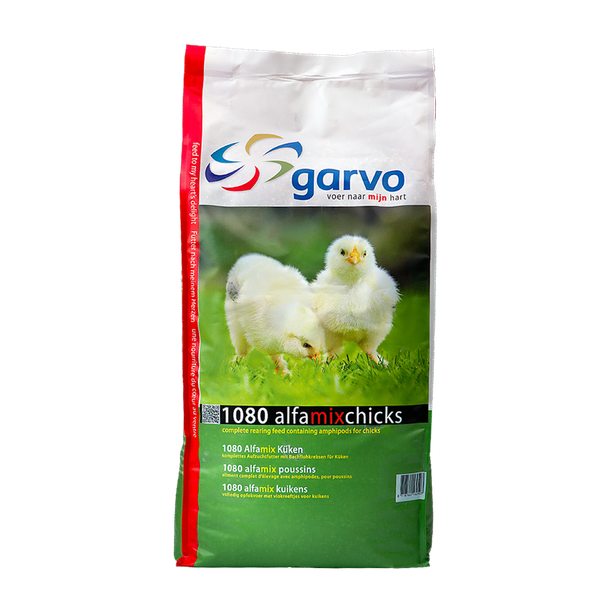 Afbeelding Garvo Alfamix Kuikens 12.5 kg door Petsplace.nl