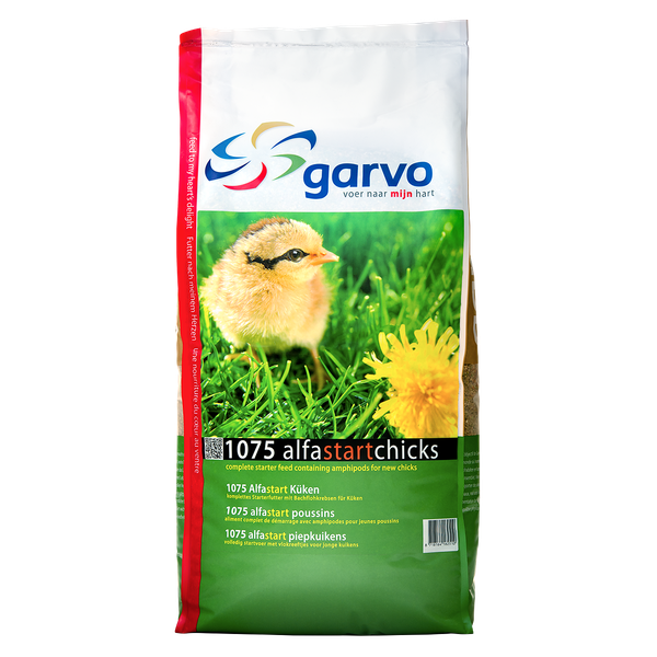 Afbeelding Garvo Alfastart Piepkuikens - Kippenvoer - 1 kg door Petsplace.nl