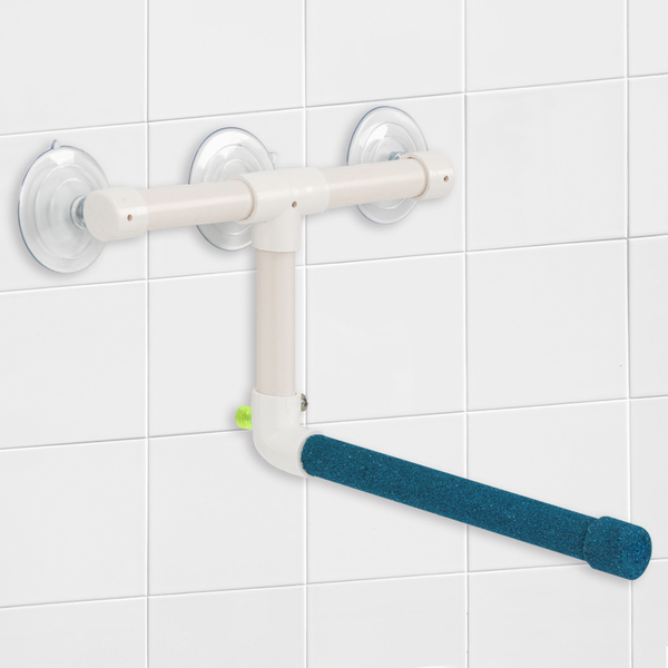 Afbeelding Strong Papegaaienstok Shower Fun maat M 24x16x21,5 cm 930096 door Petsplace.nl
