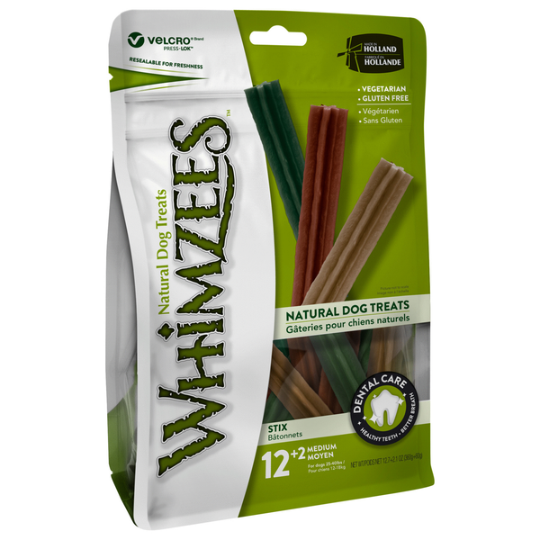 Afbeelding Whimzees Stix - Hondensnacks - 12+2 stuks M door Petsplace.nl