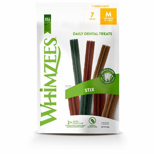 Whimzees Stix Voordeel Verpakking - Hondensnacks - 230 g 7 stuks M