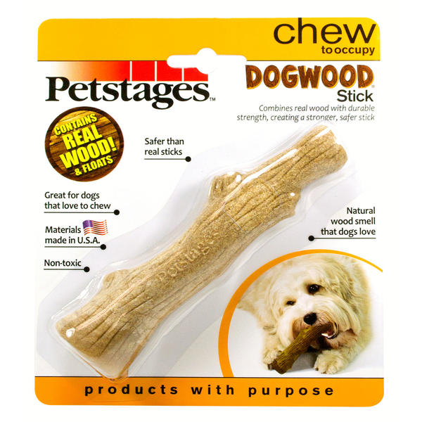 Afbeelding Petstages Dogwood Stick voor honden Small door Petsplace.nl