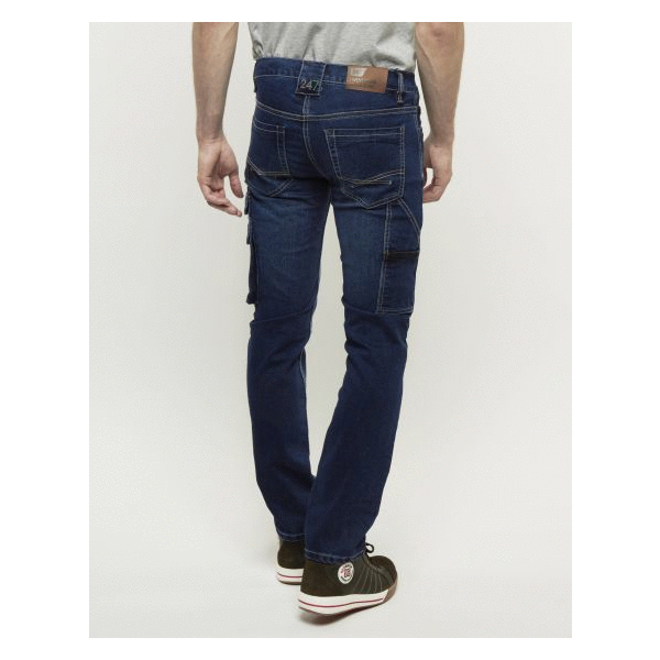 Afbeelding 247 Jeans Spijkerbroek Rhino S20 Blauw - Werkkleding - L32w32 door Petsplace.nl