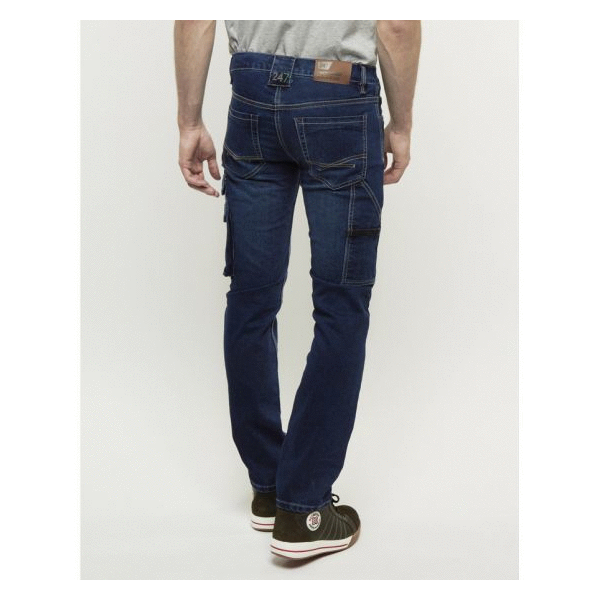 Afbeelding 247 Jeans Spijkerbroek Rhino S20 Blauw - Werkkleding - L32w33 door Petsplace.nl