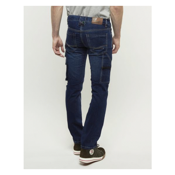 Afbeelding 247 Jeans Spijkerbroek Rhino S20 Blauw - Werkkleding - L32w34 door Petsplace.nl