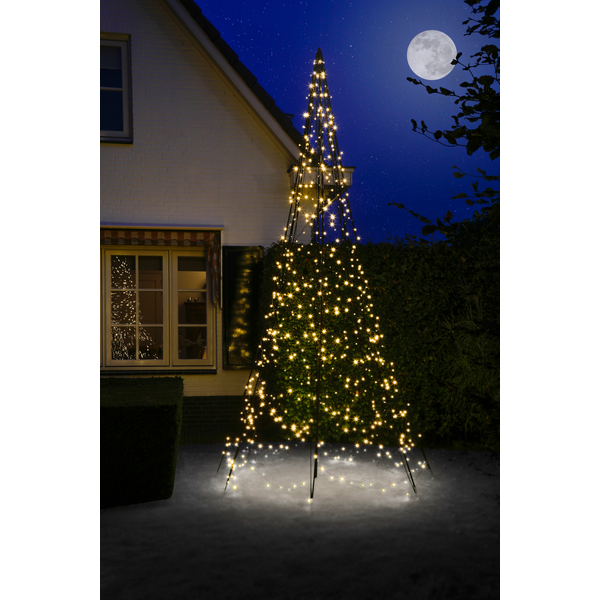 Afbeelding Fairybell licht kerstboom 400 cm 640 led warmwit zonder mast door Petsplace.nl
