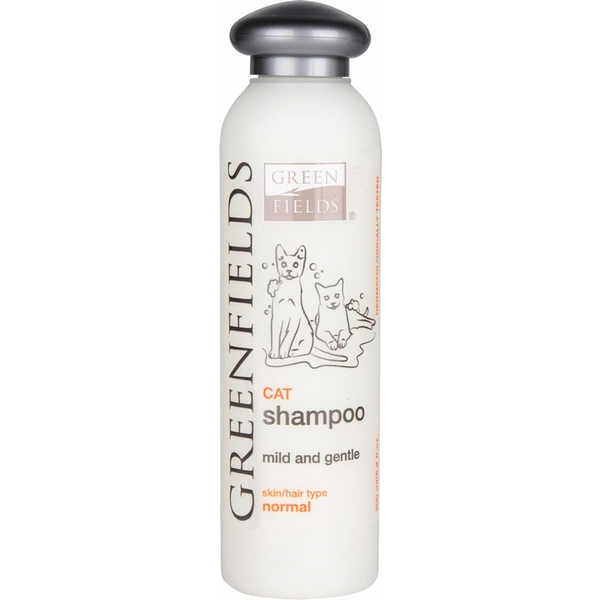 Afbeelding Greenfields Cat Shampoo - Vachtverzorging - 200 ml door Petsplace.nl