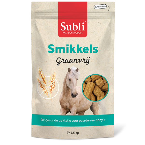 Afbeelding Subli Smikkels Graanvrij - Paardensnack - 1.5 kg door Petsplace.nl