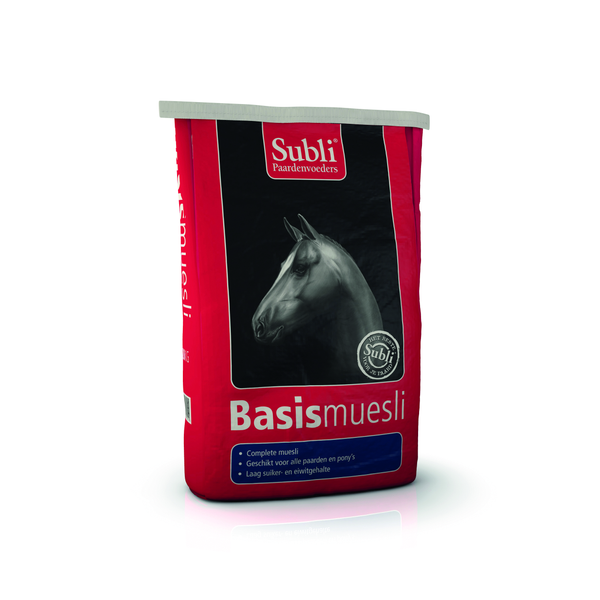 Afbeelding Subli Basismuesli - Paardenvoer - 20 kg door Petsplace.nl