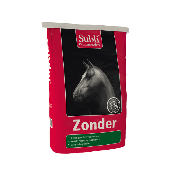 Afbeelding Subli Zonder - Paardenvoer - 20 kg door Petsplace.nl