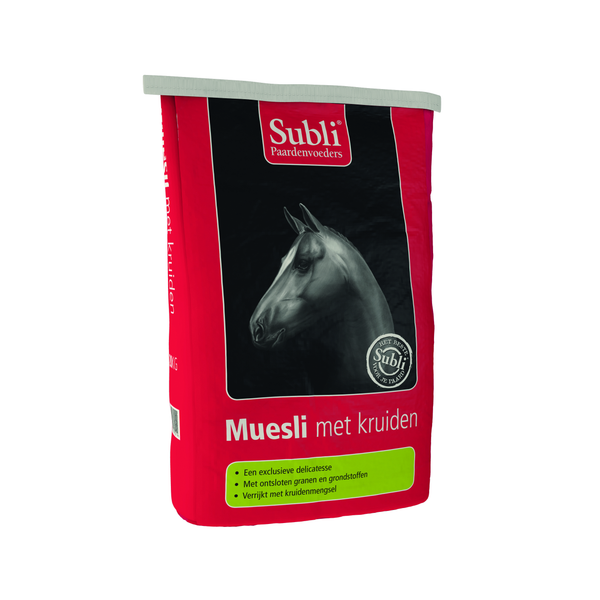 Subli Muesli Met Kruiden - Paardenvoer - 15 kg