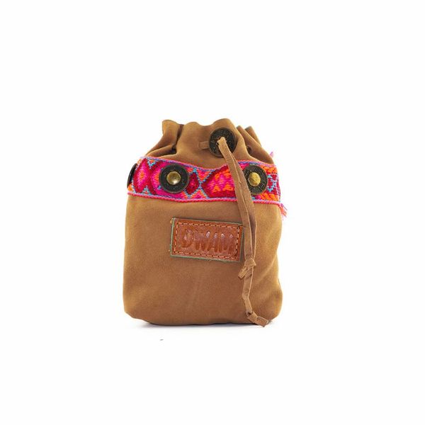 Afbeelding Dwam Treatbag Lola Rose - Hondensnackzak - 17 x 12 cm Roze Beige One Size door Petsplace.nl