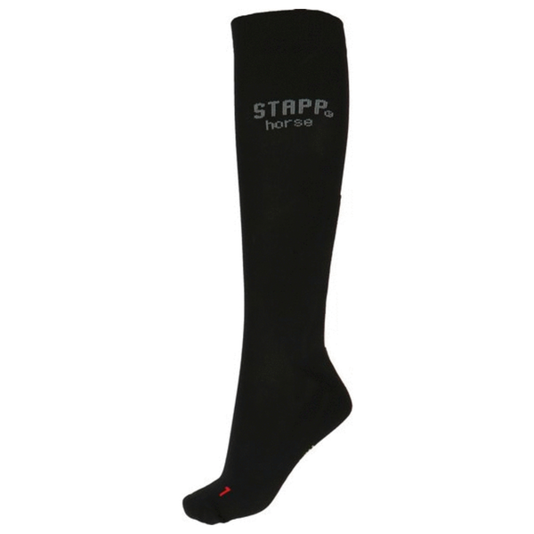 Afbeelding Stapp Horse Kniekous Compression Zwart - Ruiterkleding - 43-46 door Petsplace.nl