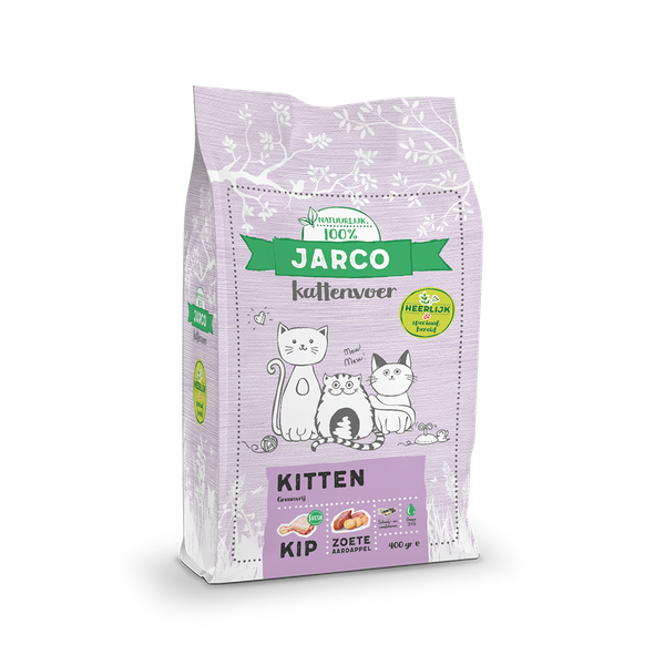 Afbeelding Jarco Natural Cat Vers Vlees Kitten - Kattenvoer - Kip 2 kg door Petsplace.nl