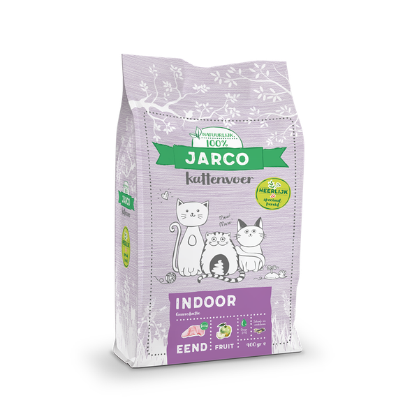 Jarco Natural Cat Vers Vlees Indoor - Kattenvoer - Eend 2 kg