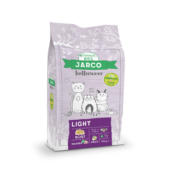 Afbeelding Jarco Natural Cat Vers Light - Kattenvoer - Rijst 2 kg door Petsplace.nl