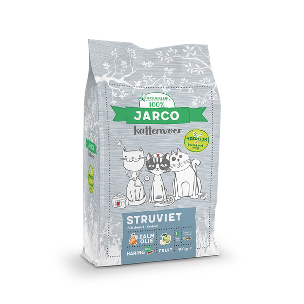 Jarco Natural Cat Vers Vlees Struviet Kattenvoer Zalm 2 kg