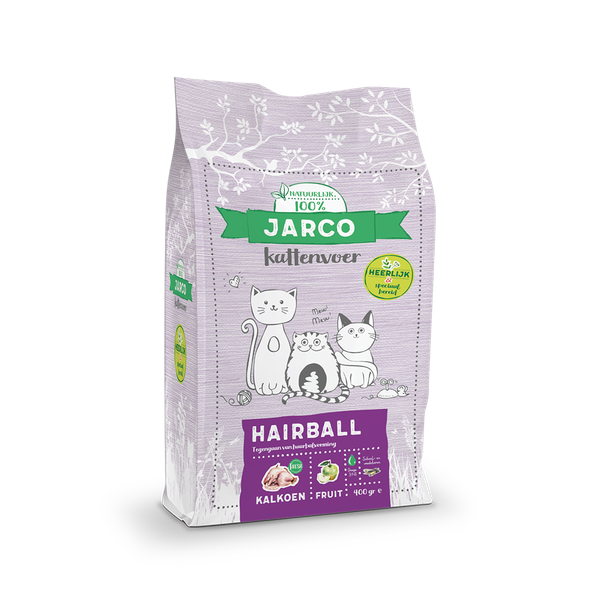 Afbeelding Jarco Natural Cat Vers Vlees Hairball - Kattenvoer - Kalkoen 2 kg door Petsplace.nl