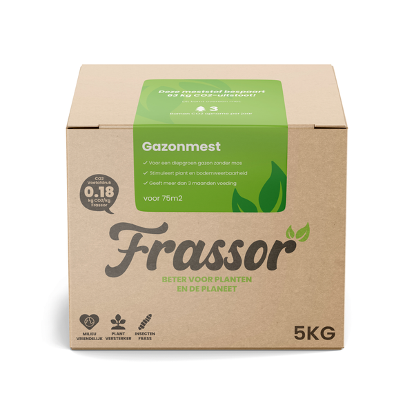 Frassor Insectenmest Gazon Frass 75 m2 - Gazonmeststoffen - 5 kg