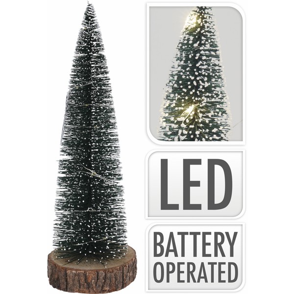 Homestyle Kerstboom Met Led - Decoratie - 35 cm Groen