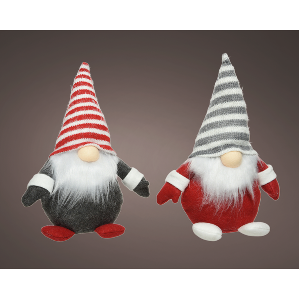 Afbeelding Lumineo Gnoom Figuur Met Led - Decoratie - 11x17x24 cm Warm Wit door Petsplace.nl