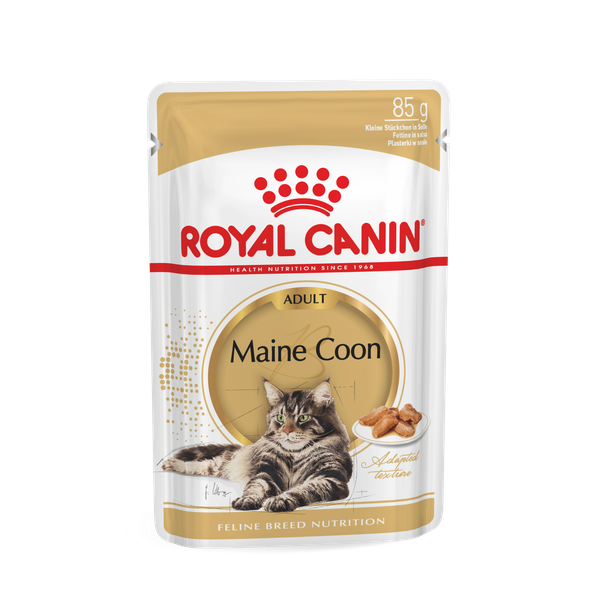 Afbeelding Royal Canin Maine Coon Adult Pouch 12 zakjes door Petsplace.nl