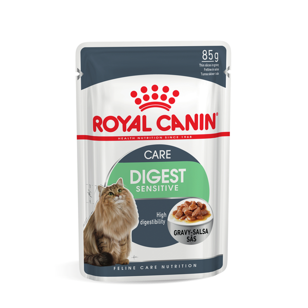 Afbeelding Royal Canin Pouch Digest Sensitive kattenvoer In Saus door Petsplace.nl