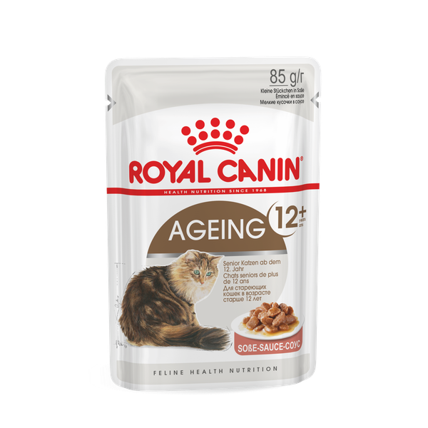 Afbeelding Royal Canin Pouch Ageing +12 kattenvoer In Saus door Petsplace.nl