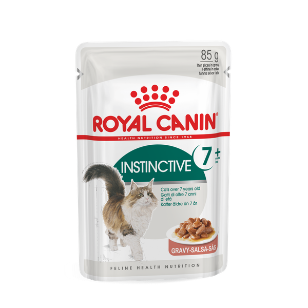 Afbeelding Royal Canin Pouch Instinctive +7 kattenvoer In Saus door Petsplace.nl