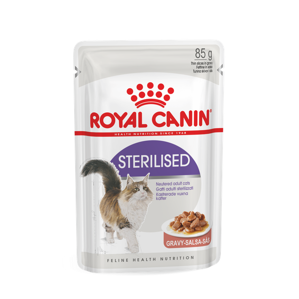 Royal Canin Pouch Sterilised kattenvoer In Saus